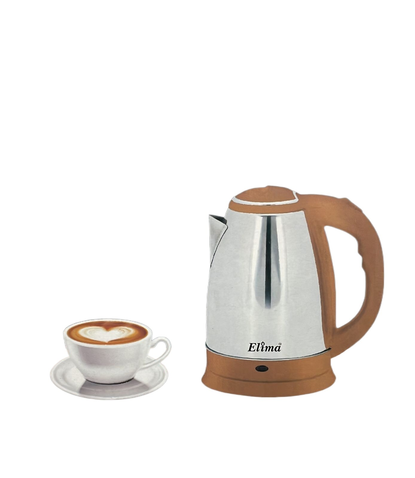 Elima EMK-001 1.8 Litre High Grade Electric Kettle. - Electric Kettle - Powe 1500w - Stainless Steel Body