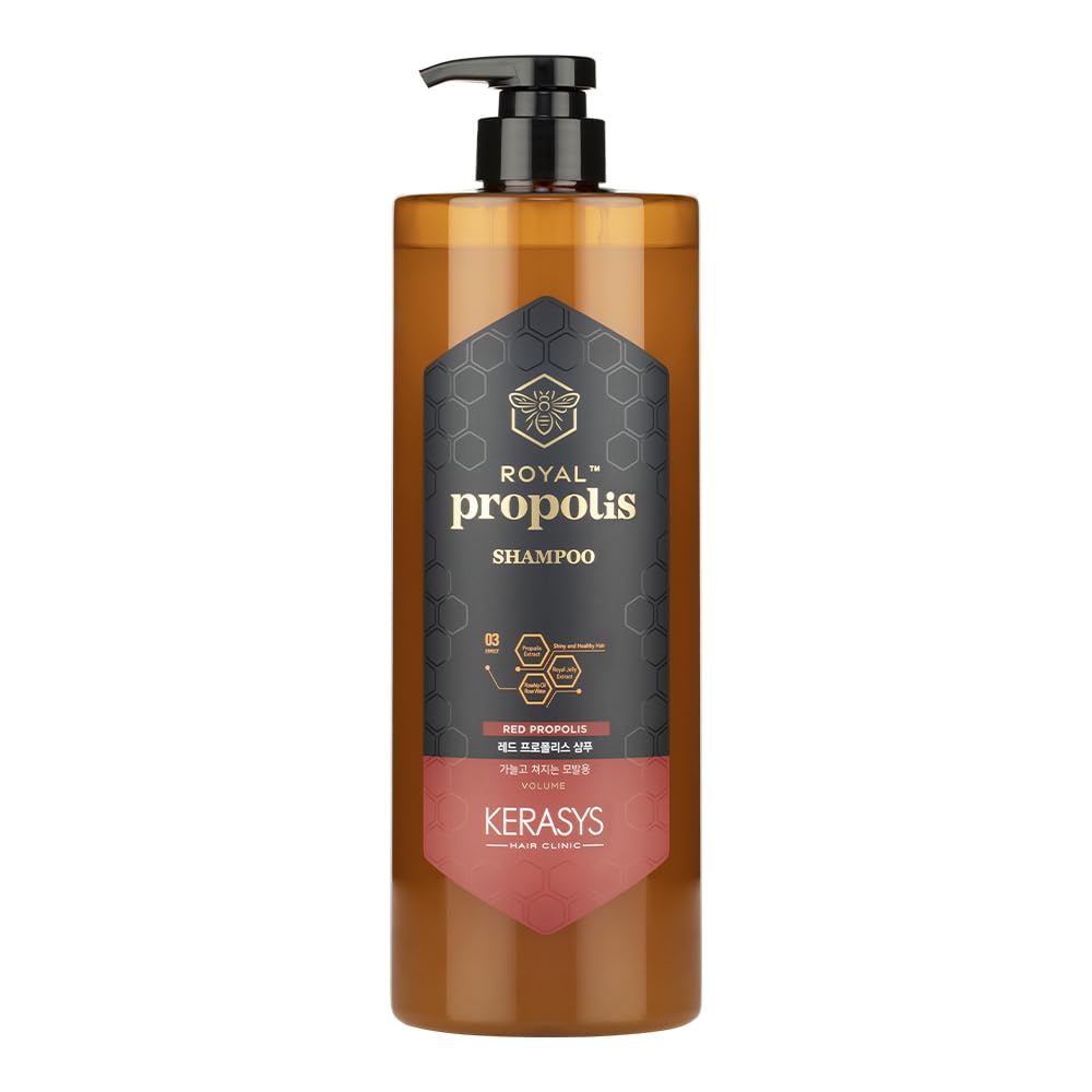 Kerasys Royal Propolis Shampoo Red Pink Blossom Scent 1000ml
