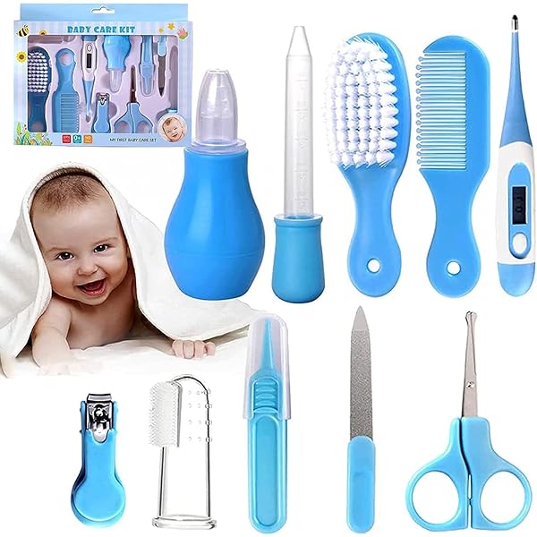 Newborn Baby Nail Care Cutter Scissors Clipper Manicure Pedicure Kit Gift Set - Image 2